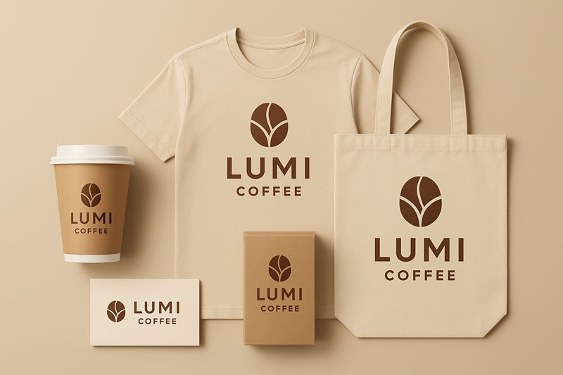 Thiết kế nhân diện thương hiệu - Lumi coffee