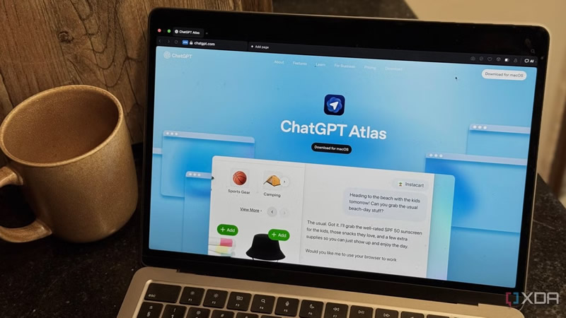 ChatGPT Atlas tìm kiếm theo hành động và trợ lý AI